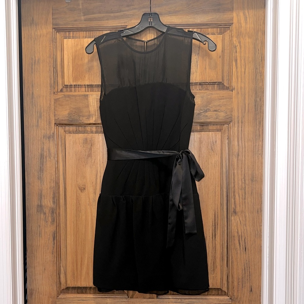 Diane Von Furstenberg DVF Yarra Cocktail Dress black size 4